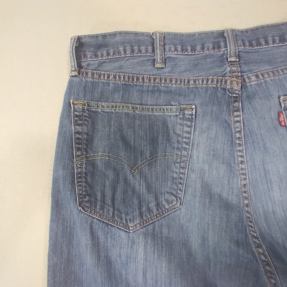 Levis 500 Series Jeans Mens 38x29 Blue Relaxed Fit Straight Denim - Picture 7 of 12